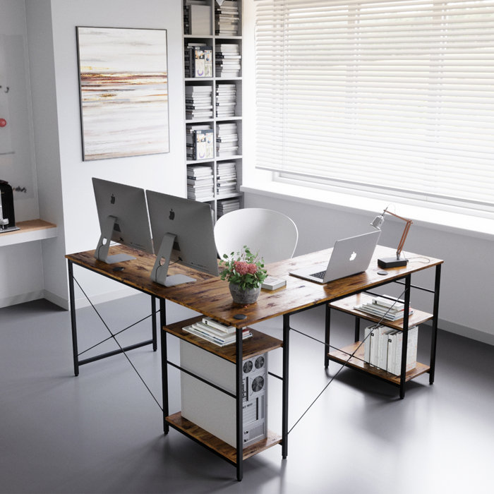 Trent Austin Design® Brummitt Reversible LShape Desk & Reviews Wayfair